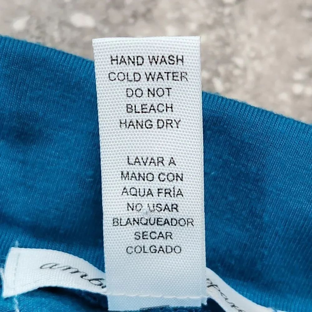 🍑Ambiance Apparel Teal Stretch Maxi Skirt Medium - Picture 8 of 8